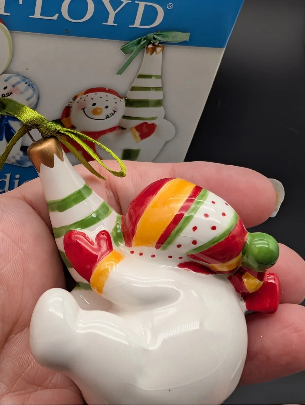 Fitz and Floyd Snow Buddies Tumblers Full Set of 3 Snowmen Christmas Winter